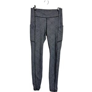 Lululemon Speed Up Tight 28" Full-On Luxtreme Luon Size 8 Gym Goth Meets Pilates